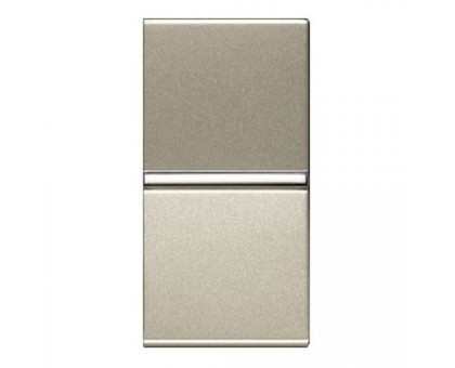 Выключатель 1-кл. перекрестный, 1 модуль, шампань, Zenit ABB N2110 CV