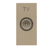 Розетка TV простая Zenit шампань/ 1мод., ABB Zenit N2150.7 CV Розетка TV простая Zenit шампань/ 1мод., ABB Zenit N2150.7 CV