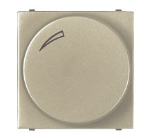 Светорегулятор для LED-ламп поворотно-нажимной (2-100 Вт) Шампань ABB Zenit N2260.3 CV