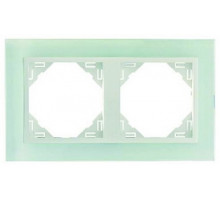 Рамка двойная LOGUS Crystal  стекло/лед 90920 TCG Рамка двойная LOGUS Crystal  стекло/лед 90920 TCG