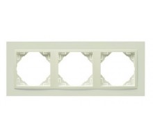 Рамка тройная ANIMATO   металик перламутровый 90930 TPP Рамка тройная ANIMATO   металик перламутровый 90930 TPP