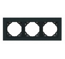 Рамка тройная ANIMATO металик графит 90930 TSS Рамка тройная ANIMATO металик графит 90930 TSS