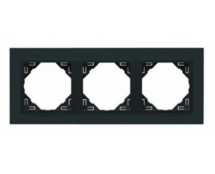 Рамка тройная ANIMATO металик графит 90930 TSS Рамка тройная ANIMATO металик графит 90930 TSS