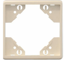 Рамка одинарная горизонтальная Apollo 5000, слоновая кость