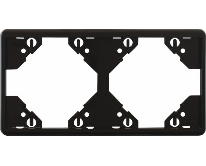 Рамка двойная вертикальная Apollo 5000, черная