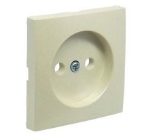 Накладка розетки без заземления LOGUS металик перламутровый 90621 TPE