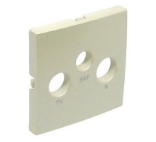 Накладка розетки аудио LOGUS стерео металик перламутровый 90713 TPE