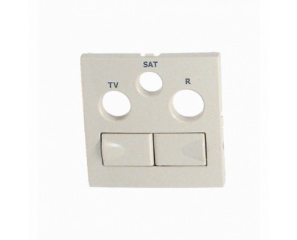 Накладка розетки мультимедийной слоновая кость 90773 TMF Накладка розетки мультимедийной слоновая кость 90773 TMF