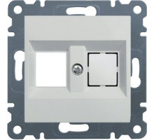 Корпус для механизма интернет розетки  Hager Lumina белый  WL2320 