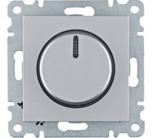 Димер поворотный Hager Lumina серебро WL4012