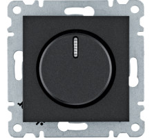 Димер поворотный Hager Lumina черный WL4013