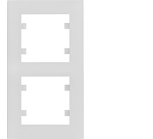 Рамка 2-кратная вертикальная Hager Lumina intens белая WL5620