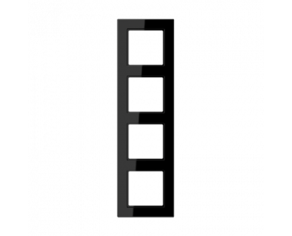 Рамка 4 пост Jung А550 A 5584 BF SW