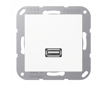 Розетка USB 2.0 Jung А550 MA A 1122 WW Розетка USB 2.0 Jung А550 MA A 1122 WW