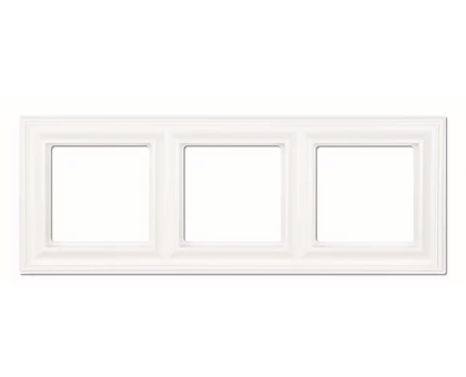 Рамка Eco Profi DECO EPD483WW 3-местная белая