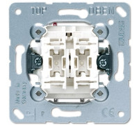 Выключатель 2-клавишный (механизм), Jung A500 505u