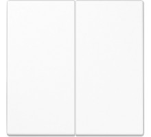 Клавиша двойная, белый, пластик, Jung LS995WW Клавиша двойная, белый, пластик, Jung LS995WW