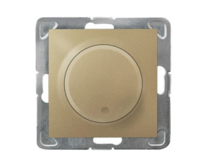 Светорегулятор поворотный LED, OSPEL IMPRESJA золото