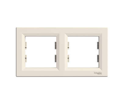 Рамка 2 поста, слоновая кость, EPH5800223 Schneider Asfora