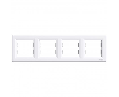 
Рамка 4 поста, белый, EPH5800421 Schneider Asfora