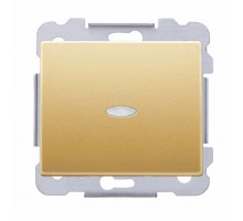 Выключатель 1кл. SIEMENS 16АХ, 250V с LED подсветкой, Золото Одиссей 18505-L OD Выключатель 1кл. SIEMENS 16АХ, 250V с LED подсветкой, Золото Одиссей 18505-L OD