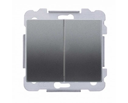 Выключатель 2кл. SIEMENS 16АХ, 250V, чорний коссо 18509 AC