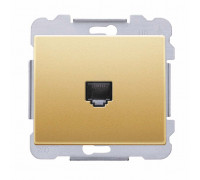 Розетка компьютерная SIEMENS RJ45 5e, Золото Одиссей 19595 OD Розетка компьютерная SIEMENS RJ45 5e, Золото Одиссей 19595 OD