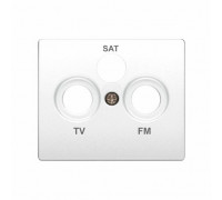 Накладка розетки телевизионной SIEMENS IRIS R TV-SAT белоснежная Накладка розетки телевизионной SIEMENS IRIS R TV-SAT белоснежная