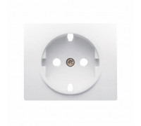 Накладка розетки 2P+Z, SIEMENS IRIS белоснежная Накладка розетки 2P+Z, SIEMENS IRIS белоснежная