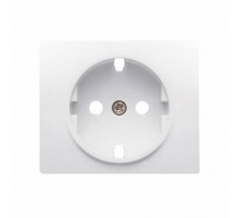 Накладка розетки 2P+Z, SIEMENS IRIS белоснежная