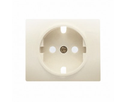 Накладка розетки 2P+Z, SIEMENS IRIS слоновая кость