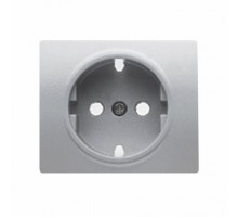 Накладка розетки 2P+Z, SIEMENS IRIS Алюминий Меркурий Накладка розетки 2P+Z, SIEMENS IRIS Алюминий Меркурий