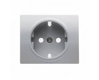 Накладка розетки 2P+Z, SIEMENS IRIS Алюминий Меркурий Накладка розетки 2P+Z, SIEMENS IRIS Алюминий Меркурий