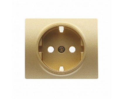 Накладка розетки 2P+Z, SIEMENS IRIS Золото Одисей