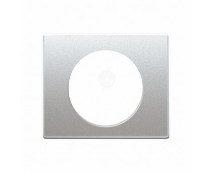 Накладка розетки аудио стерео SIEMENS IRIS Алюминий Меркурий