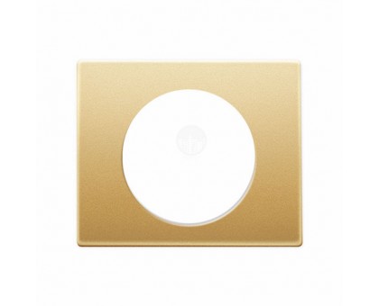 Накладка розетки аудио стерео SIEMENS IRIS Золото Одисей