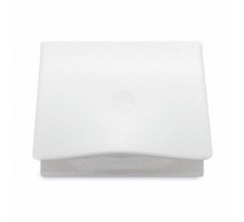 Накладка розетки с крышкой 2P+Z, SIEMENS IRIS белоснежная