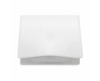 Накладка розетки с крышкой 2P+Z, SIEMENS IRIS белоснежная