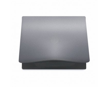 Накладка розетки с крышкой 2P+Z, SIEMENS IRIS Сталь Нептун