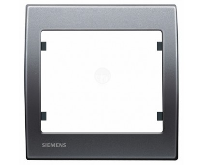 Рамка одинарная SIEMENS IRIS Сталь Нептун S18001 AN