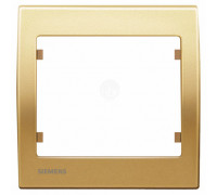 Рамка одинарная SIEMENS IRIS Золото Одисей S18001 OD