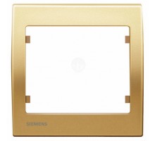 Рамка одинарная SIEMENS IRIS Золото Одисей S18001 OD