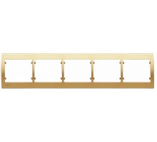 Рамка пятикратная SIEMENS IRIS Золото Одисей S18005 OD