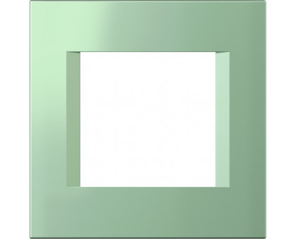 Рамка 2M TEM MODUL line, зеленый металик