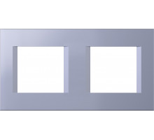 Рамка 2х2M TEM MODUL line, синий металик