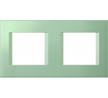 Рамка 2х2M TEM MODUL line, зеленый металик