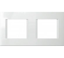 Рамка 2х2M TEM MODUL line, белая