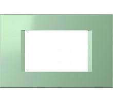 Рамка 3M TEM MODUL line, зеленый металик