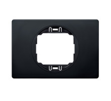 Рамка 1-на Aling-Conel EON, 80*120 чорний глянцевий-чорний E6803.EE