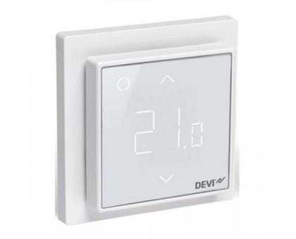 Терморегулятор Devireg Smart с Wi-Fi, белый, 140F1141 Devi Терморегулятор Devireg Smart с Wi-Fi, белый, 140F1141 Devi